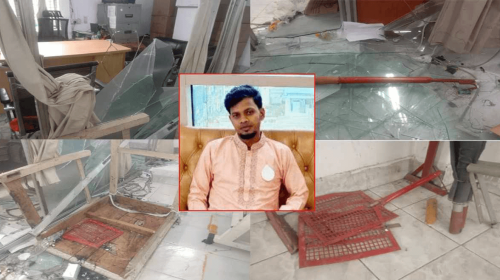 আশুলিয়ায় শ্রমিকনেতার উসকানিতে কারখানা ভাঙচুর: আহত ৫