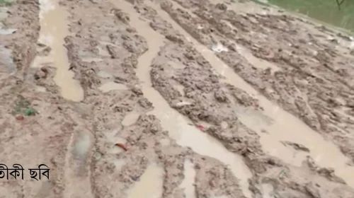 ৪০ বছরেও হয়নি উন্নয়ন: আফড়া-কালাইচাড়া সংযোগ সড়ক যেন জনদুর্ভোগের প্রতীক।