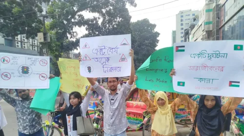 জাতীয় সড়ক নিরাপত্তা দিবস ২০২৫ উপলক্ষে উত্তরা আজমপুরে OAB Foundation-এর বিশেষ রোড সেফটি ক্যাম্পেইন