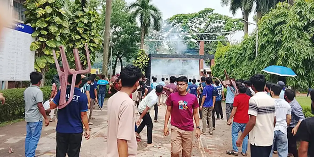 সংঘর্ষের পর থমথমে ডুয়েট ক্যাম্পাস, দায়িত্ব নিলেন নতুন ভিসি