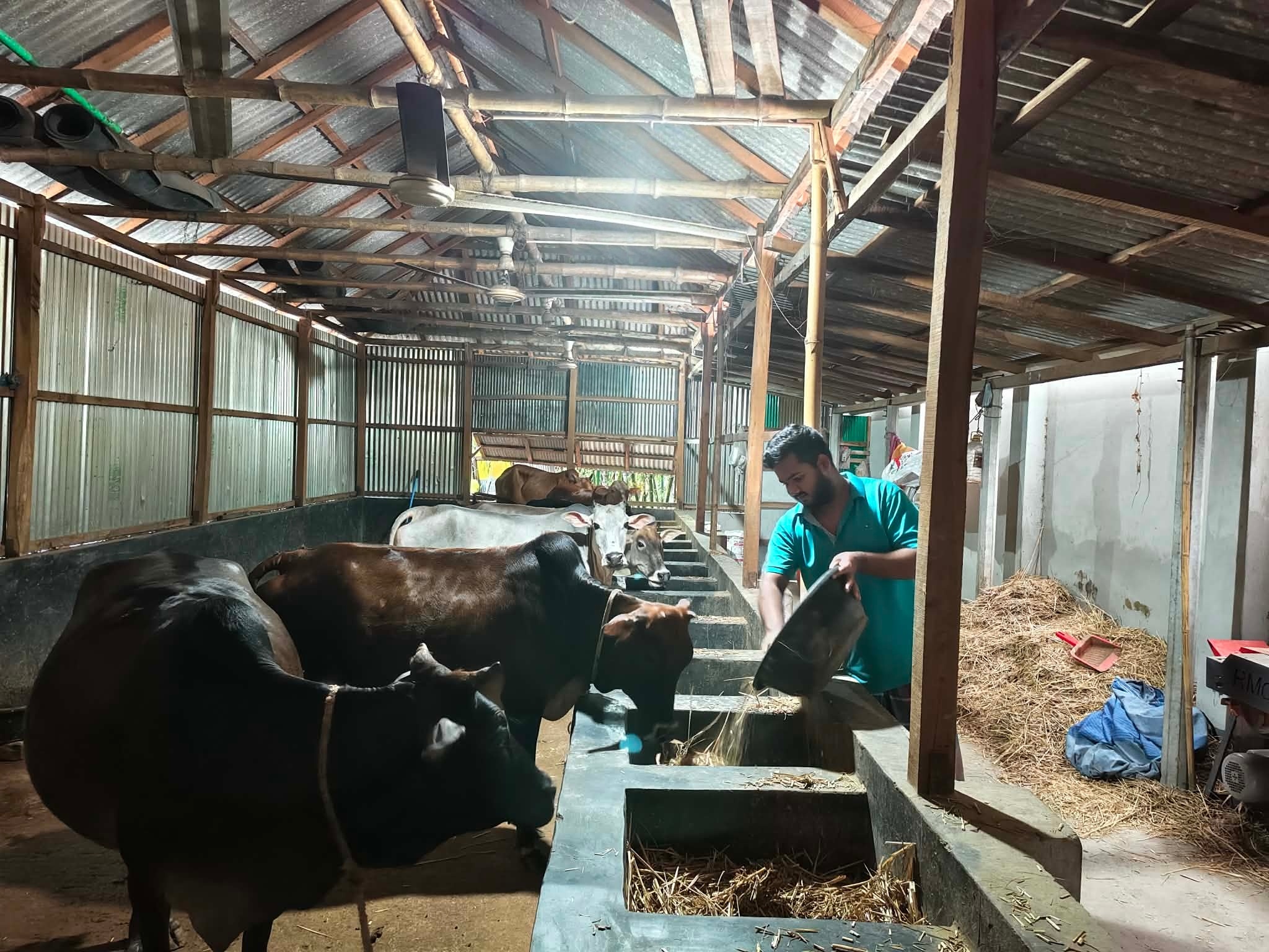 চাকরির পিছনে না ছুটে খামার গড়ে সফল উদোক্তা আব্দুল কুদ্দুস
