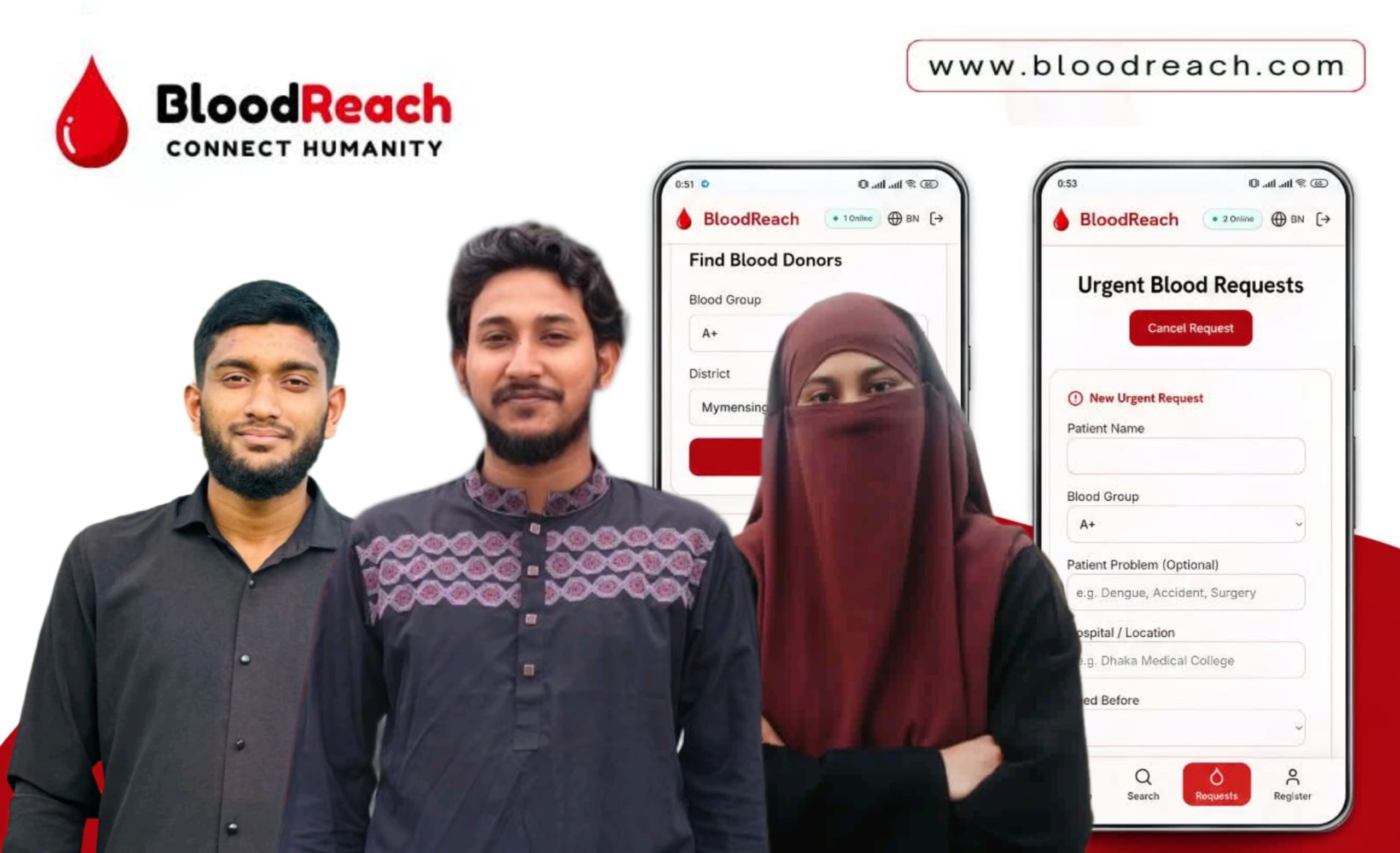 মুমূর্ষু রোগীর প্রাণ বাঁচাতে নজরুল বিশ্ববিদ্যালয় শিক্ষার্থীদের ওয়েব অ্যাপ ‘ব্লাডরিচ’