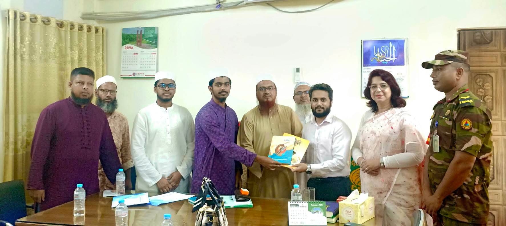 তামীরুল মিল্লাত টঙ্গীতে বিএনসিসি পরিদর্শক টিমের সঙ্গে মতবিনিময় সভা