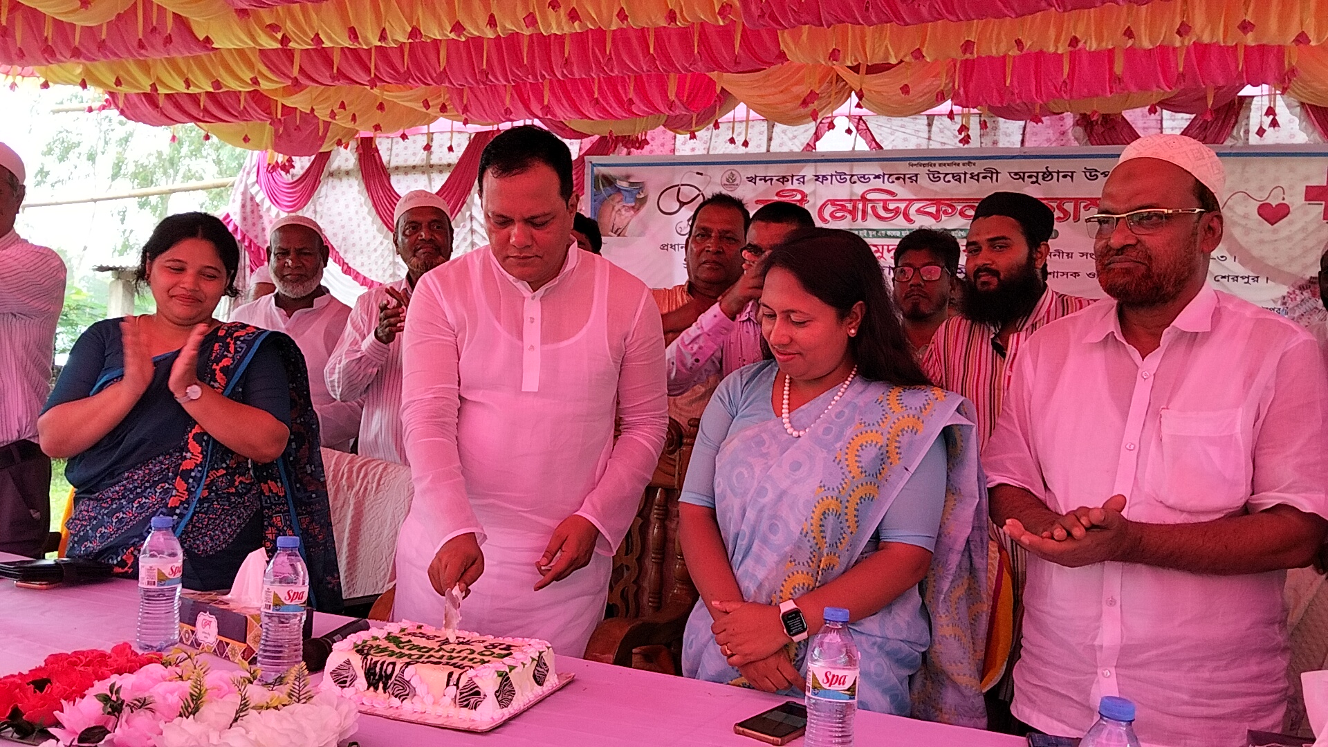 শ্রীবরদীতে খন্দকার ফাউন্ডেশনের উদ্বোধন উপলক্ষে ফ্রী মেডিকেল ক্যাম্প অনুষ্ঠিত