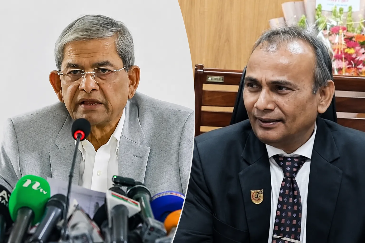 মির্জা ফখরুল ইসলাম আলমগীরকে নজরুল বিশ্ববিদ্যালয়ের উপাচার্যের অভিনন্দন।