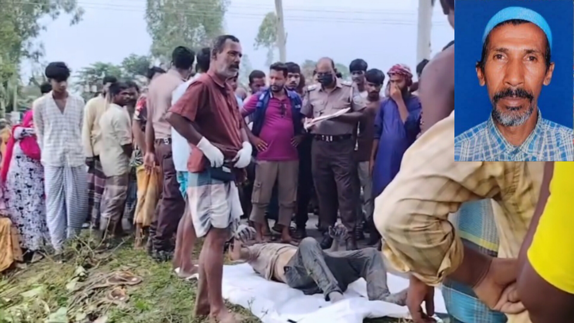 মাদারগঞ্জে নিখোঁজের ২দিন পর ডোবায় মিলল অটোচালকের অর্ধগলিত লাশ